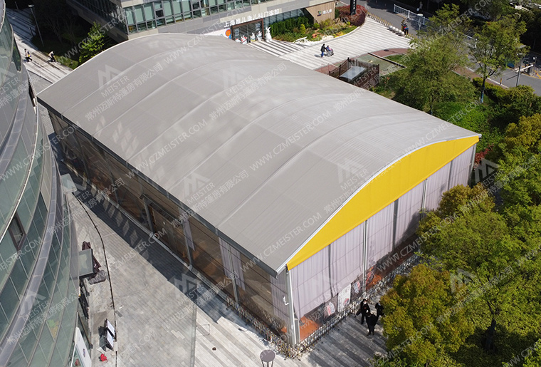 弧形籃球篷房 弧形籃球篷房